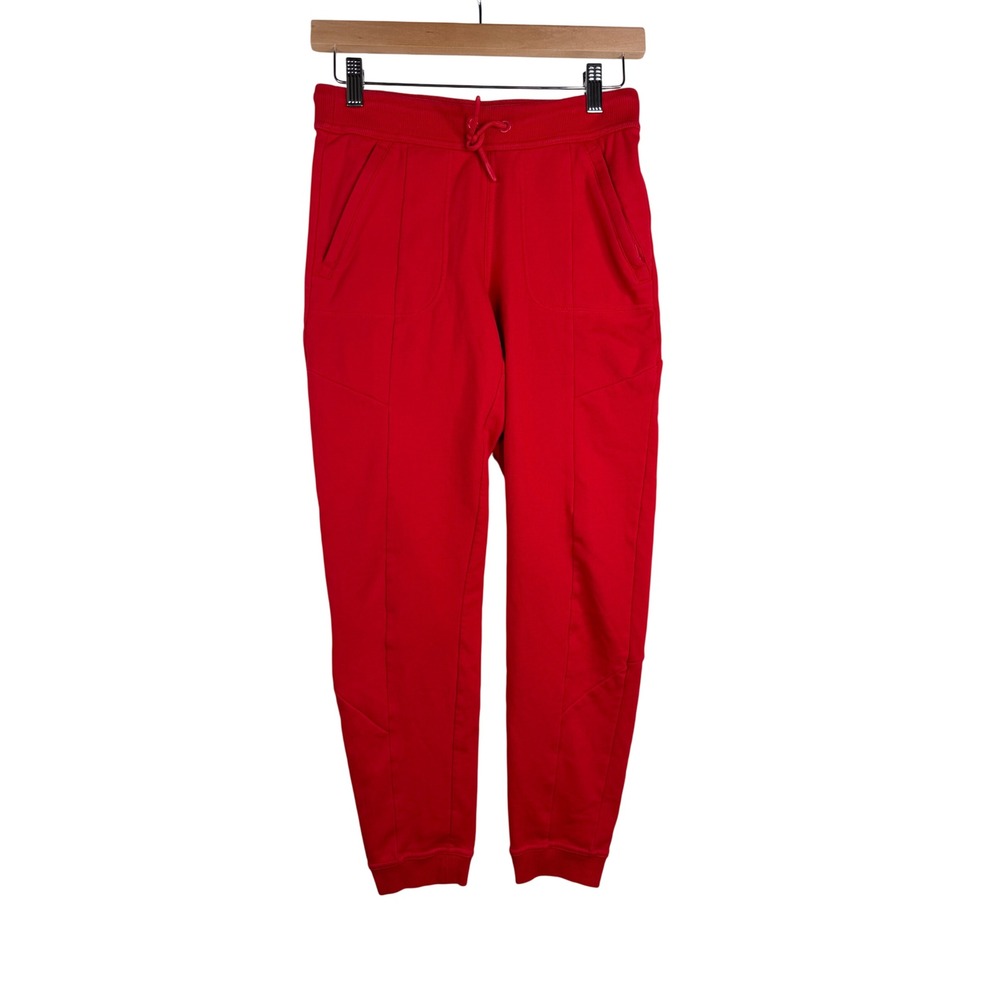 Athleta Girl Fleece Lined Jogger Pants size XL/14 Red